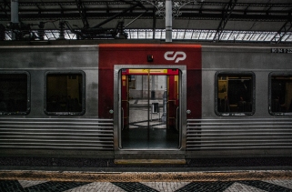 See through train - Lisbon